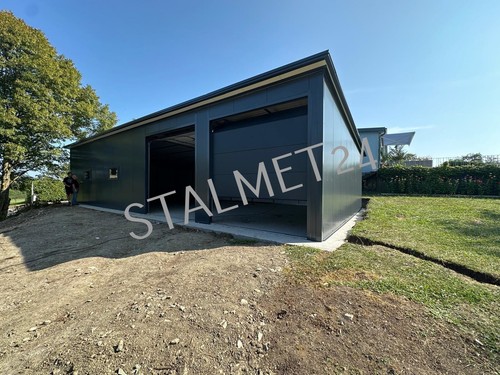 Isolierte blechgarage 10x8x4m - isolierte,