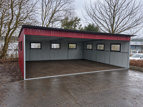 Blechgarage metallhalle - blechgarage,