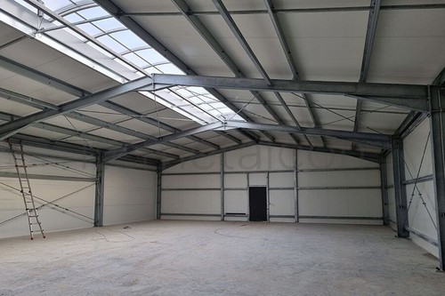 Isolierte stahlhalle 12x35x5m - isolierte,