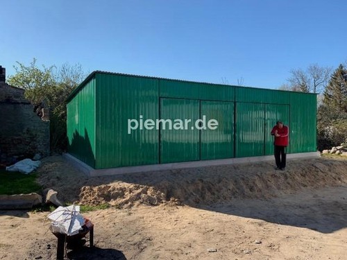 Blechgarage 10x5 5x3m - blechgarage, 10x5,5x3m