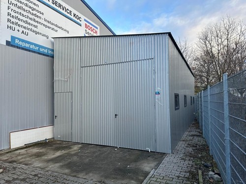 Blechgarage 5x12x4 4m - +,