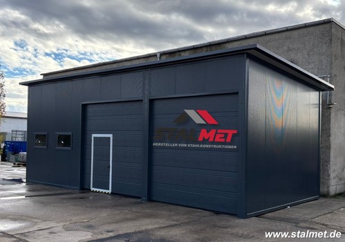 Isolierte blechgarage 10x7x4m - blechgarage,