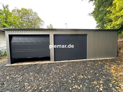 Blechgarage 9x6x2 m - blechgarage, 9x6x2,5