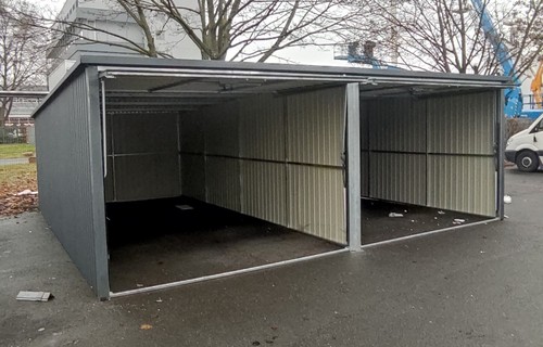 Doppelgarage blechgarage - doppelgarage,