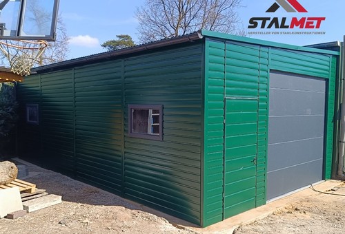 Blechgarage 5x9x3 30m - blechgarage, 5x9x3,30m