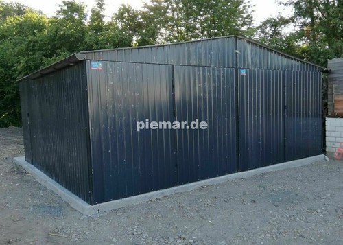 Stahlhalle 6x6x2 65m - stahlhalle, 6x6x2,65m