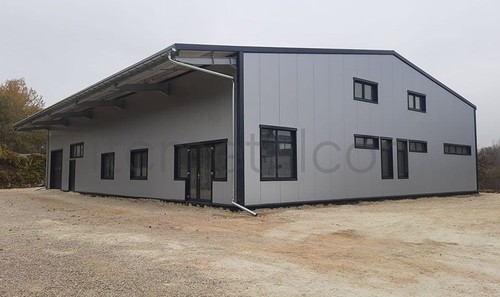 Stahlhalle 15x50x5m anlage - stahlhalle,