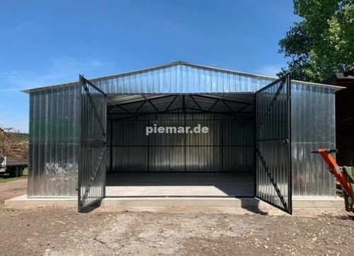 Blechgarage 5x6 5x2 - 5x6,5x2,55, mit