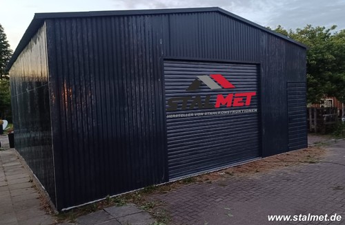 Blechgarage 6x7m fertighalle - 6x7m,