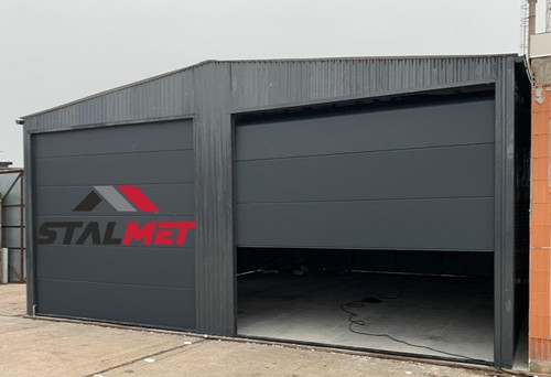 +Blechgarage 8x7x4m