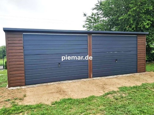Blechgarage 5x6 5x2 m - blechgarage,