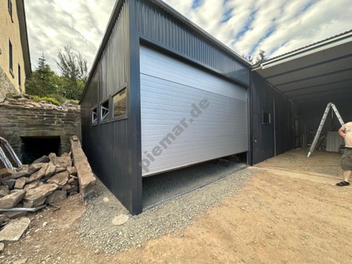 Blechgarage halle 4x6x3 - blechgarage,