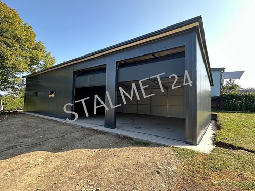 Isolierte blechgarage 9x6x2 - isolierte, 9x6x2,5m