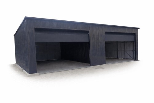 Blechgarage 12x7x3 m - blechgarage,