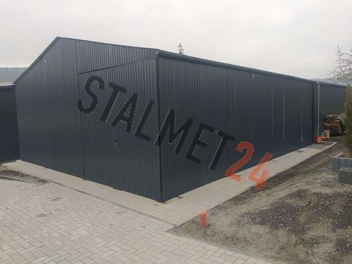 Blechgarage 6x8x3 5m - +,